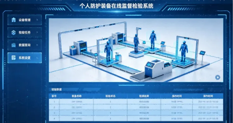 个人防护装备在线监督检验系统解决方案