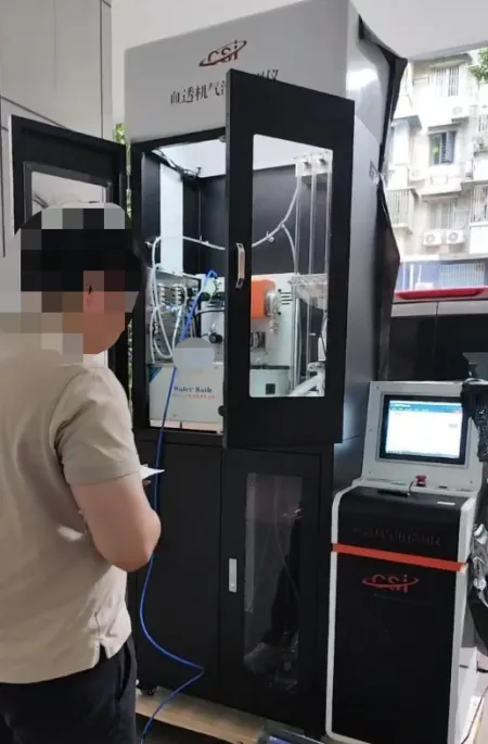 血液透析设备气泡检测仪：上海程斯赴广东省XX单位进行专项技术培训